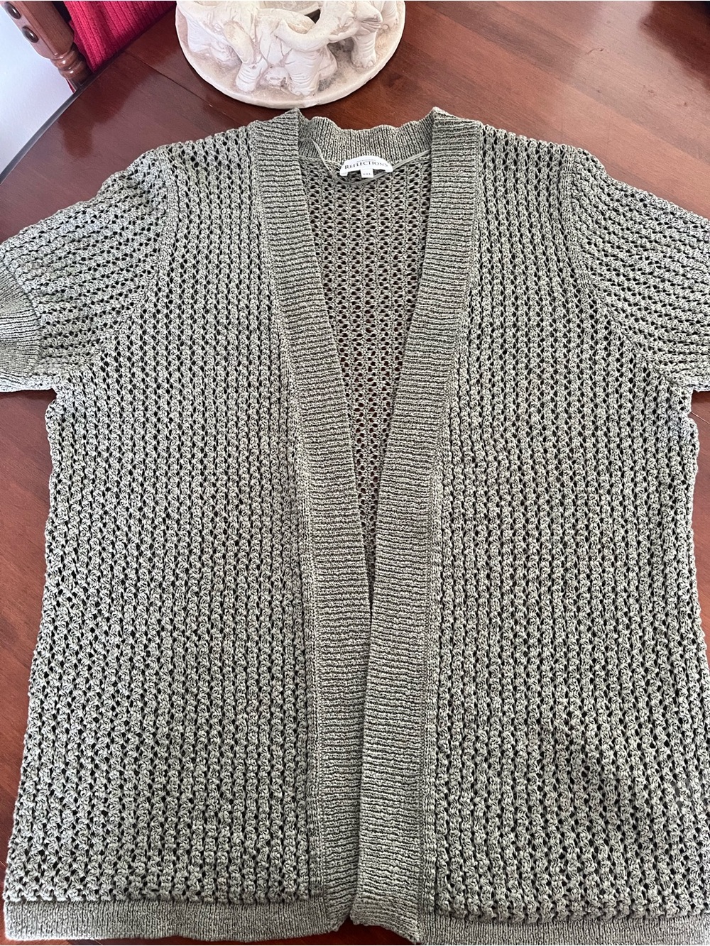 Northern Reflections short sleeve cardigan